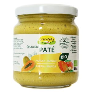 PATE MOUSSE PAPAYA MANGO BIO  175GR