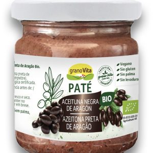 PATE BIO ACEITUNAS NEGRAS DE ARAGON 175 GR