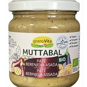 PATE MUTTABAL BIO (BERENJENA ASADA) EN CRISTAL 175G