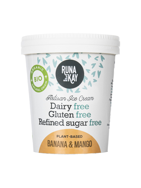 HELADO BIO PLATANO Y MANGO VEGAN 460 ml
