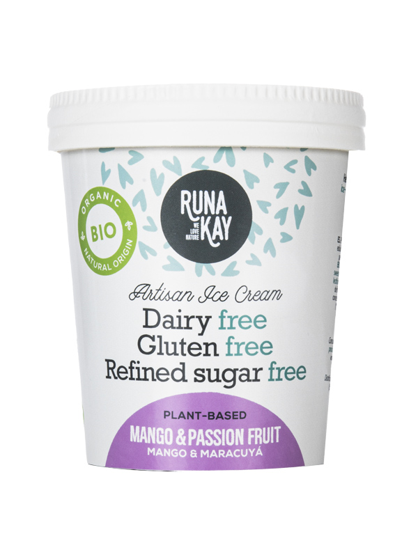 HELADO BIO MANGO Y MARACUYA VEGAN 460 ml