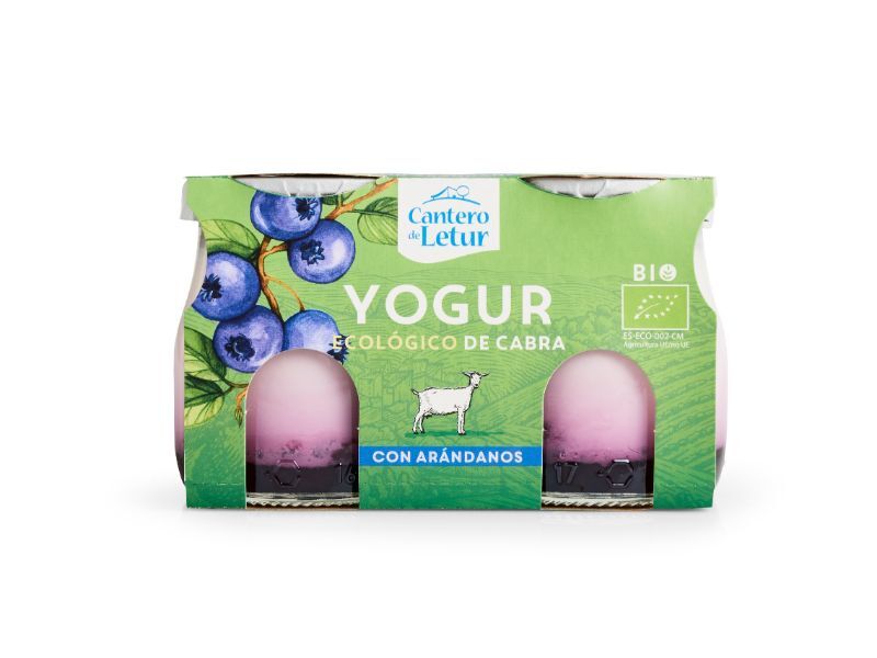 REFRIG YOGUR DE CABRA CON ARANDANOS BIO 2x125g