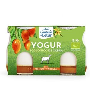 REFRIG YOGUR DE CABRA BIO CON MANGO Y VAINILLA 2x125g