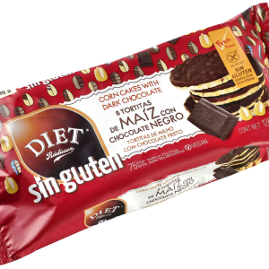 TORTITAS DE MAIZ CHOCOLATE  NEGRO SIN GLUTEN 125 GR