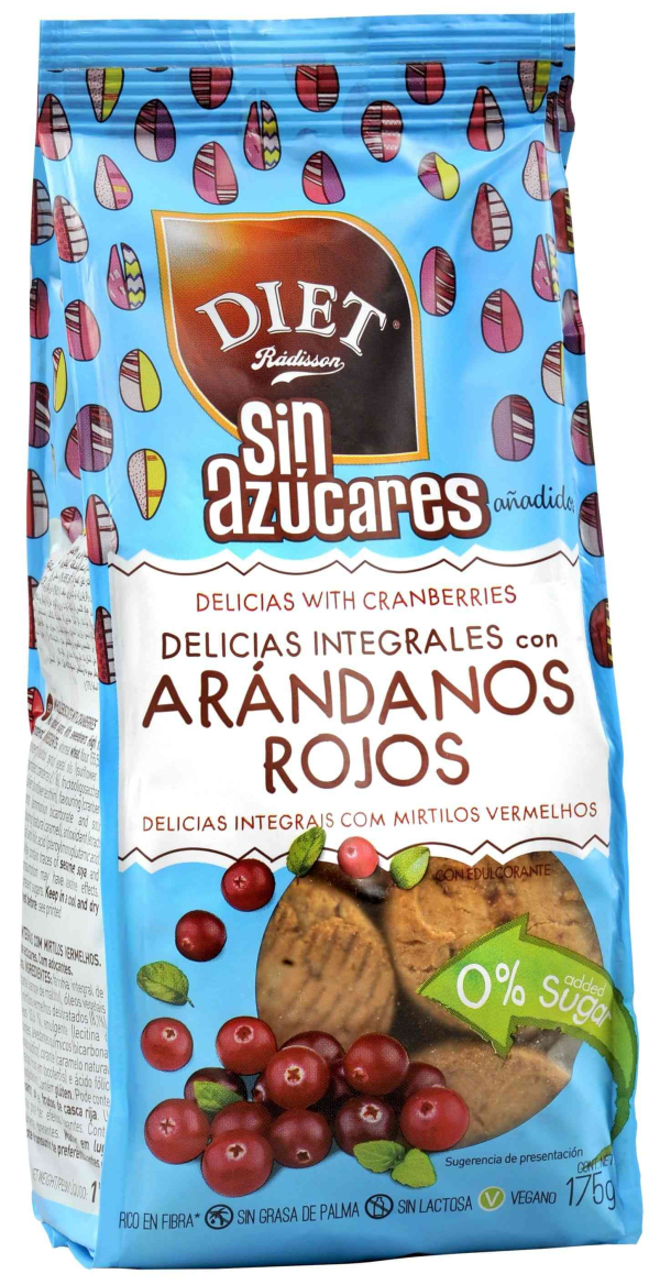 DELICIAS ARANDANOS S AZ  175 GR