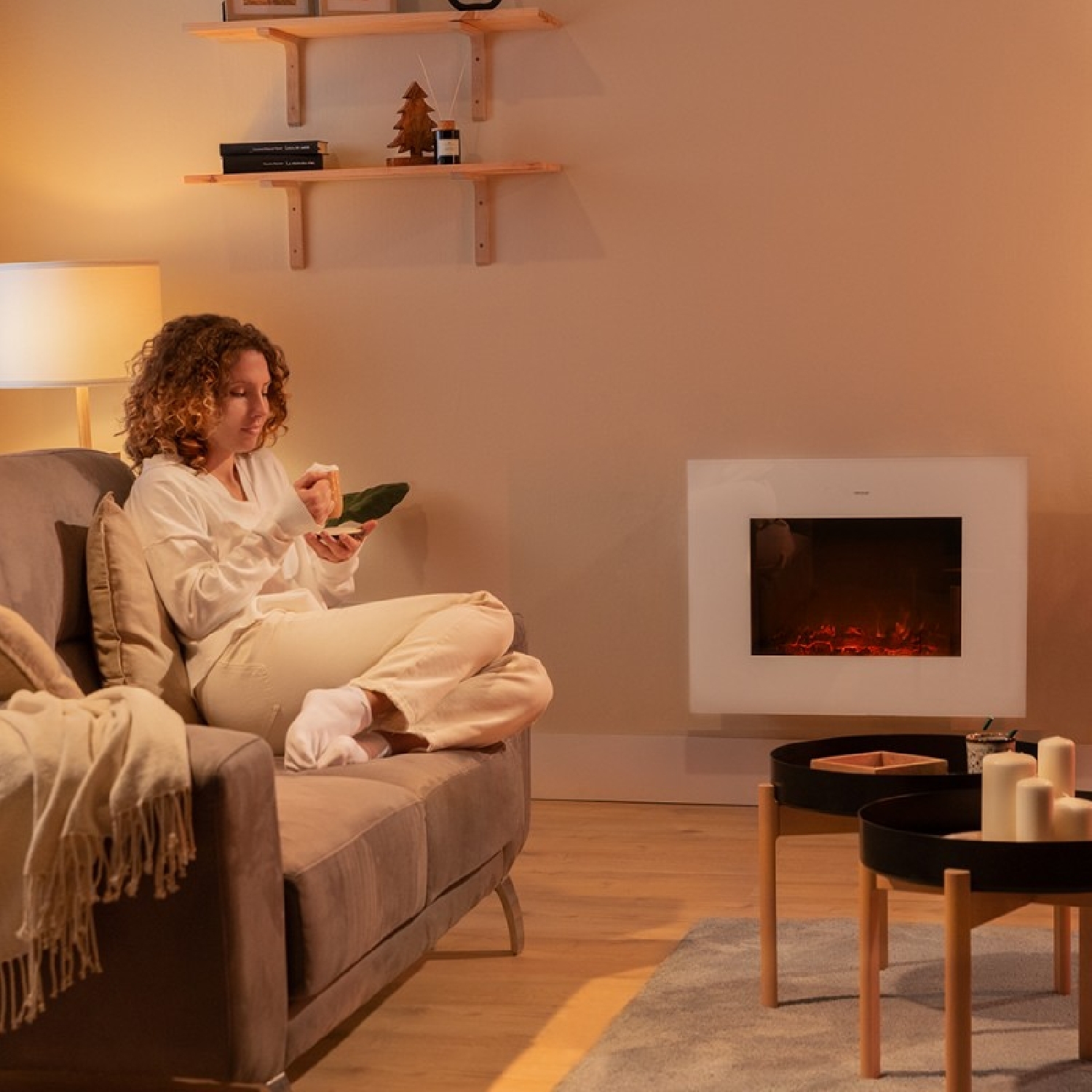 ReadyWarm 2690 Flames Connected White - Image 2