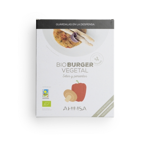 HAMBURGUESA SETAS Y PIMIENTO BIO LD 160 G