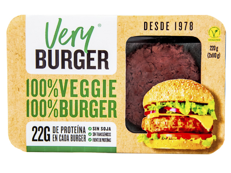 REFRIG VERY BURGUER (hamburguesa vegana) 220 g