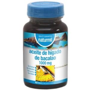 ÓLEO DE FIGADO DE BACALHAU 1000mg. 45pearls