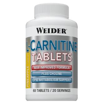 WEIDER L-CARNITINA sabor ananás 60comp.mast.
