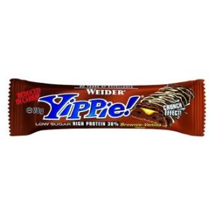 YIPPIE WEIDER barritas brownie-baunilha 12ud. 45gr