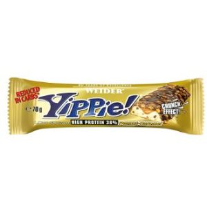 YIPPIE WEIDER barritas amendoim-caramelo 12ud. 45gr.