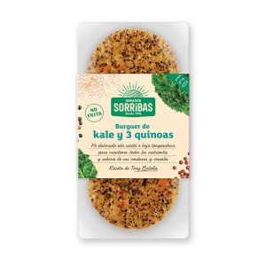 REFRIG  BURGUER DE KALE Y 3 QUINOAS 160 g