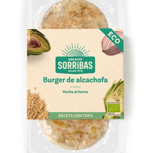 REFRIG BURGER VEGETAL DE ALCACHOFA 160g Sorribas