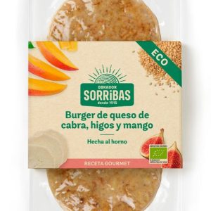 REFRIG BURGER VEGETAL QUESO CABRA, MANGO E HIGOS FUSION 160g Sorribas