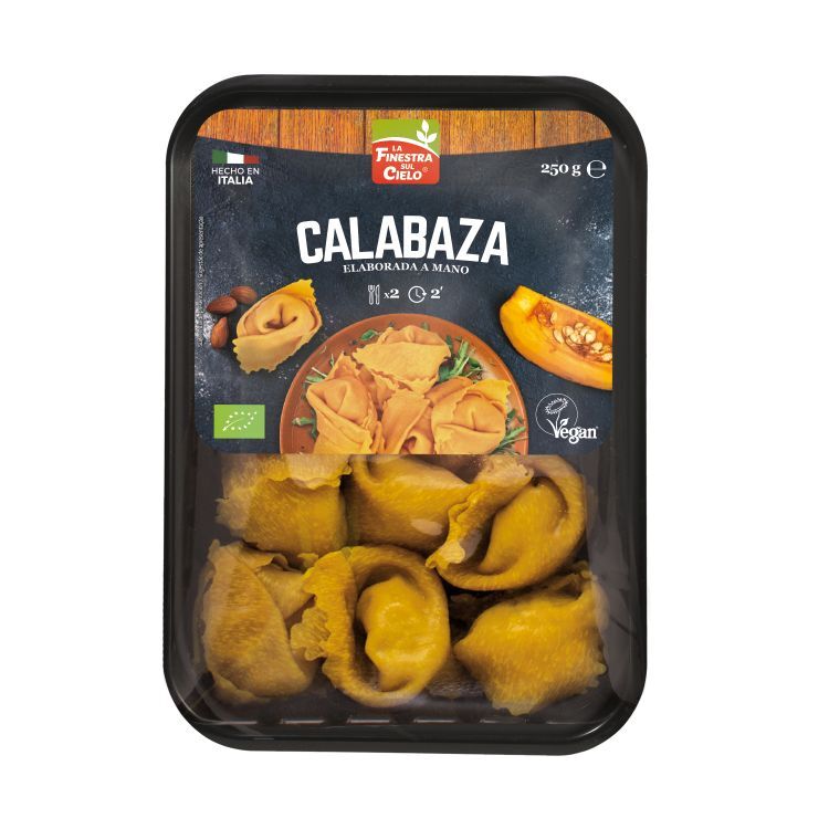 REFRIGERADO PANZEROTTO DE CALABAZA y ALMENDRAS CARAMELIZADAS VEGAN 250G - FINESTRA