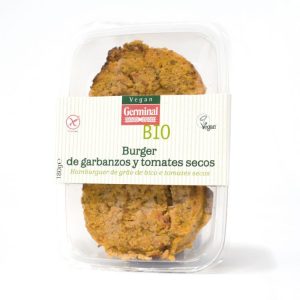 REFRIG BURGER DE TOMATES SECOS Y GARBANZOS SIN GLUTEN  180GR