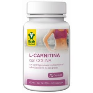 L-CARNITINA com colina 75cap. BIO
