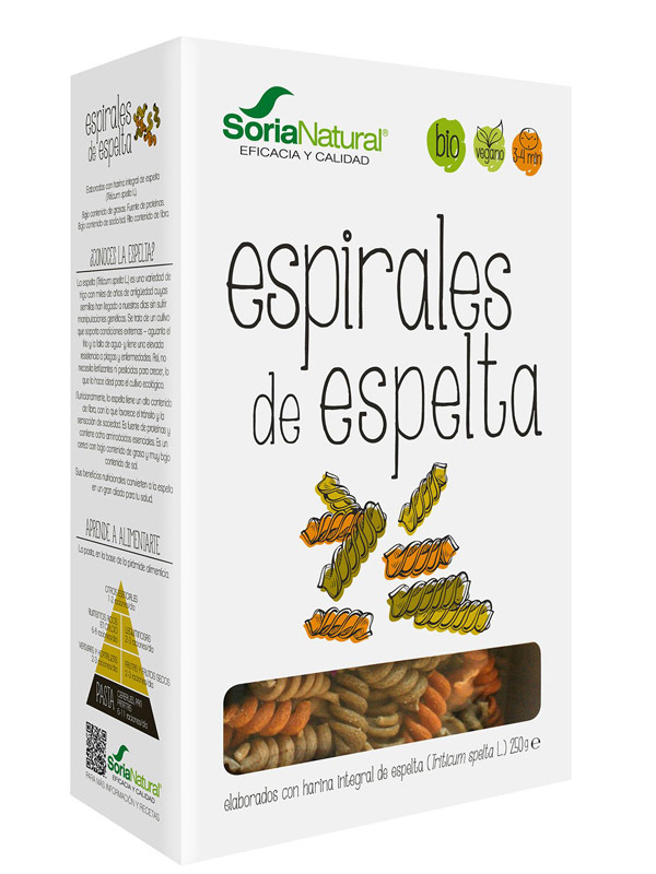 ESPIRALES INTEGRALES DE ESPELTA 250 GR