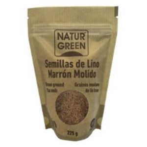 SEMENTES DE LINHO CASTANHO moido 225gr. BIO