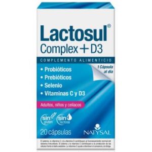 LACTOSUL COMPLEX + D3 20cap.