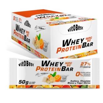 WHEY PROTEIN BAR barr choco bco-citrinos 20uds**