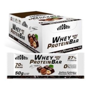 WHEY PROTEIN BAR barritas choco puro 20uds.**