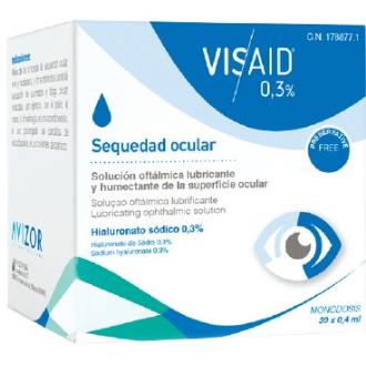 VISAID 0,3% secura ocular 30monodosis