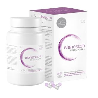 UNIK BIENESTAR EMOCIONAL 60cap.veg.
