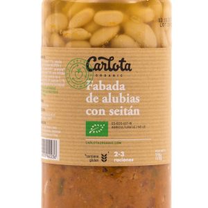 FABADA DE ALUBIAS CON SEITÁN Y SHITAKE 720gr