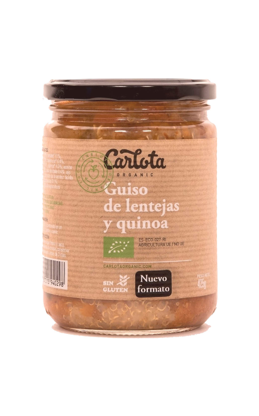 GUISO DE LENTEJAS Y QUINOA 425gr