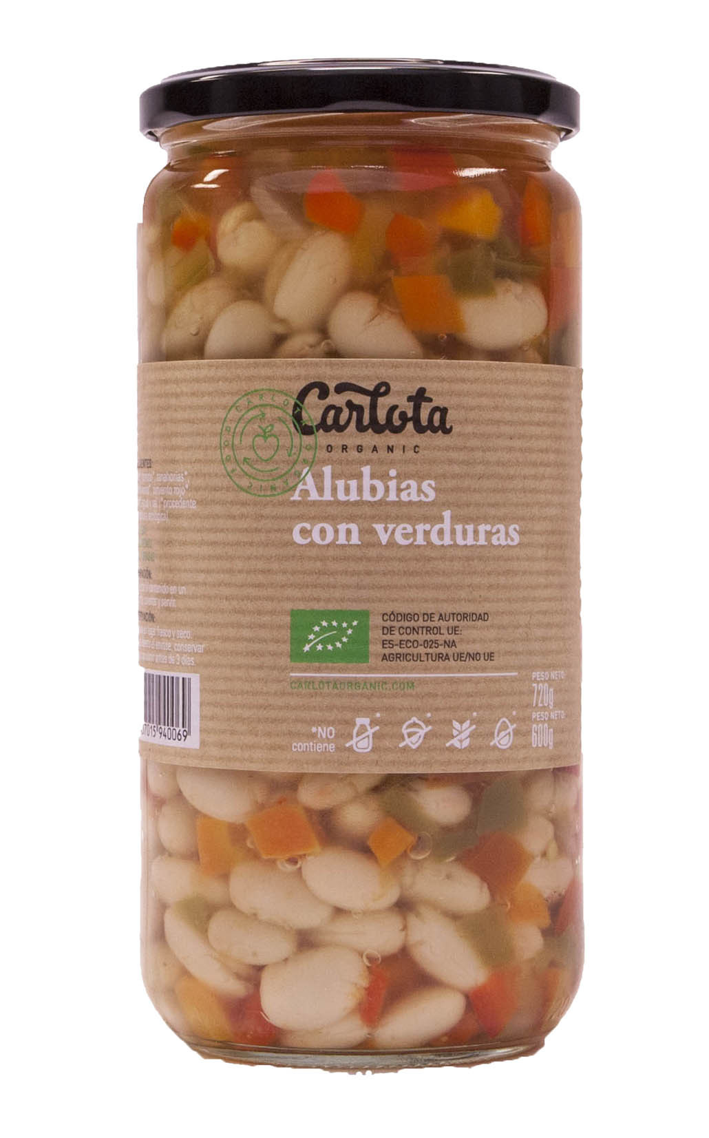 ALUBIAS CON VERDURAS 720gr