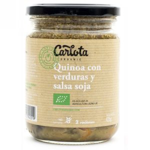 QUINOA VERDURAS Y SALSA DE SOJA 425gr
