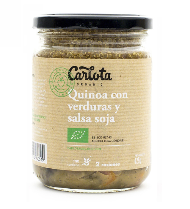 QUINOA VERDURAS Y SALSA DE SOJA 425gr
