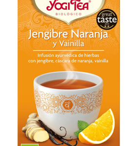 YOGI TEA JENGIBRE NARANJA VAINILLA BIO 17 BOLSITAS
