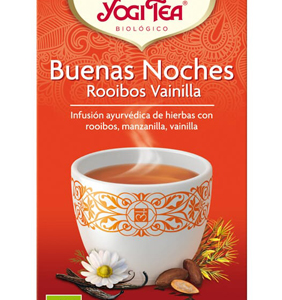 YOGI TEA BUENOS SUEÑOS ROOIBOS VAINILLA BIO 17 BOLSITAS