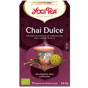 YOGI TEA CHAI DULCE BIO 17 BOLS