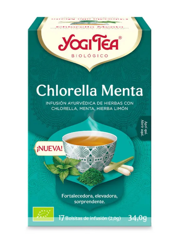 YOGI TEA CHLORELLA MENTA BIO 17 BOLS