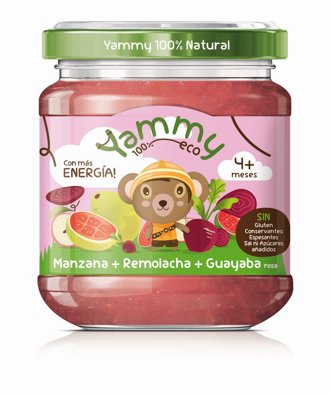 POTITO BIO MANZANA REMOLACHA GUAYABA 195 GR ( y 4MESES)