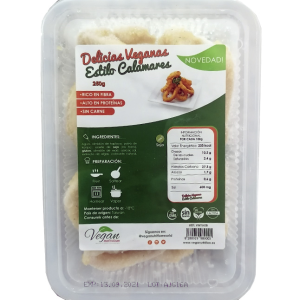CONGELADO DELICIAS VEGANAS ESTILO CALAMARES 250GR