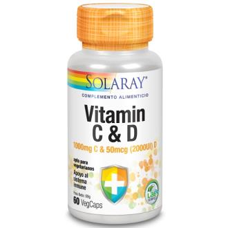 VITAMINA C 1000mg + VITAMINA D 2000UI 60cap.