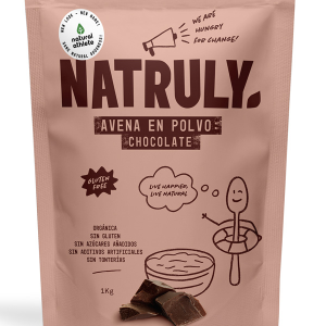 NATURAL AVENA EN POLVO CHOCOLATE  BIO 1 KG