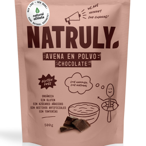 NATURAL AVENA EN POLVO CHOCOLATE  BIO 500 G