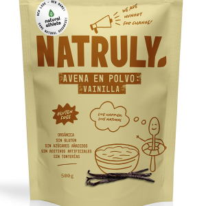 NATURAL AVENA EN POLVO VAINILLA  BIO 500 G