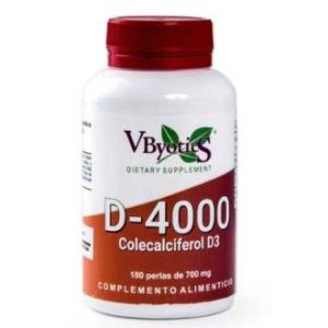 VITAMINA D3 4000ui 180pearls