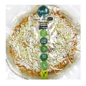 CONGELADO PIZZA VEGANA 3 QUESOS 310 GR VEGANDELI
