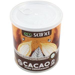 CACAO PURO DESGRASADO BIO 275GR ECOSANA