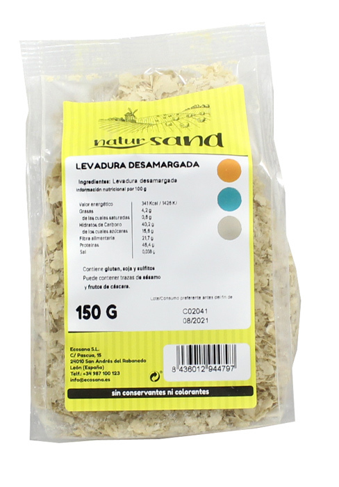 LEVADURA DESAMARGADA 150GR NATURSANA