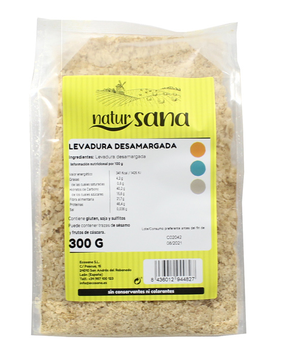 LEVADURA DESAMARGADA 300GR NATURSANA