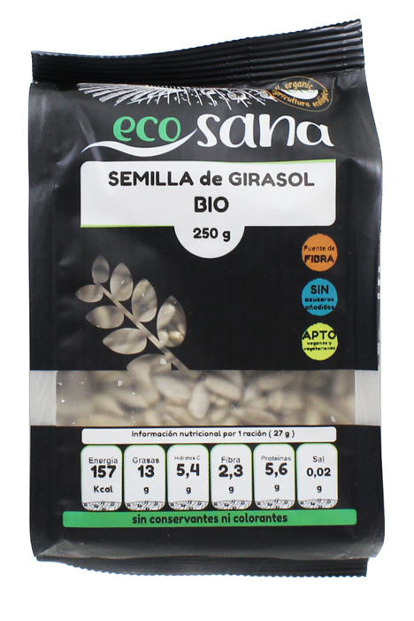 SEMILLA GIRASOL BIO 250GR ECOSANA